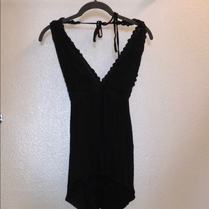 Backless romper